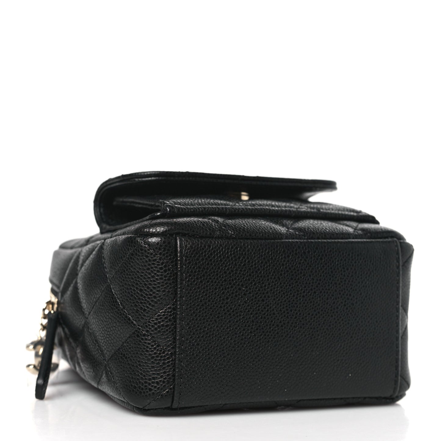 Caviar Quilted CC Mini Classic Backpack Black