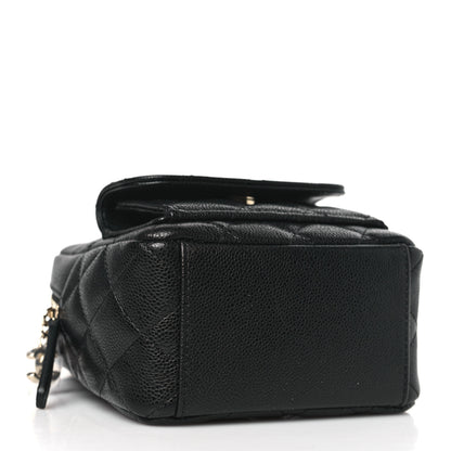 Chanel Caviar Quilted CC Mini Classic Backpack Black 4 of 10
