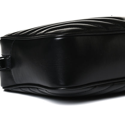 Saint Laurent Calfskin Matelasse Monogram Lou Camera Bag Black 9 of 16