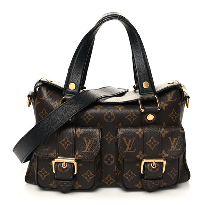 Louis Vuitton Monogram Manhattan NM Black 1 of 10