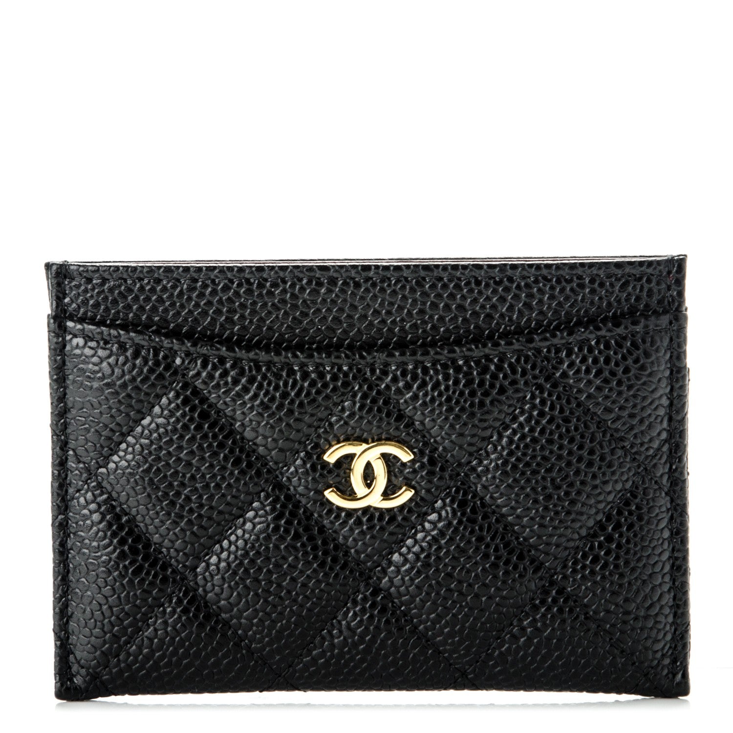 Chanel Caviar Quilted Card Holder Black 1 of 8