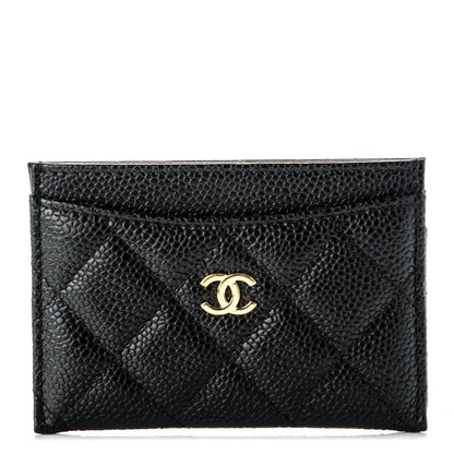 Chanel Caviar Quilted Card Holder Black 1 of 8