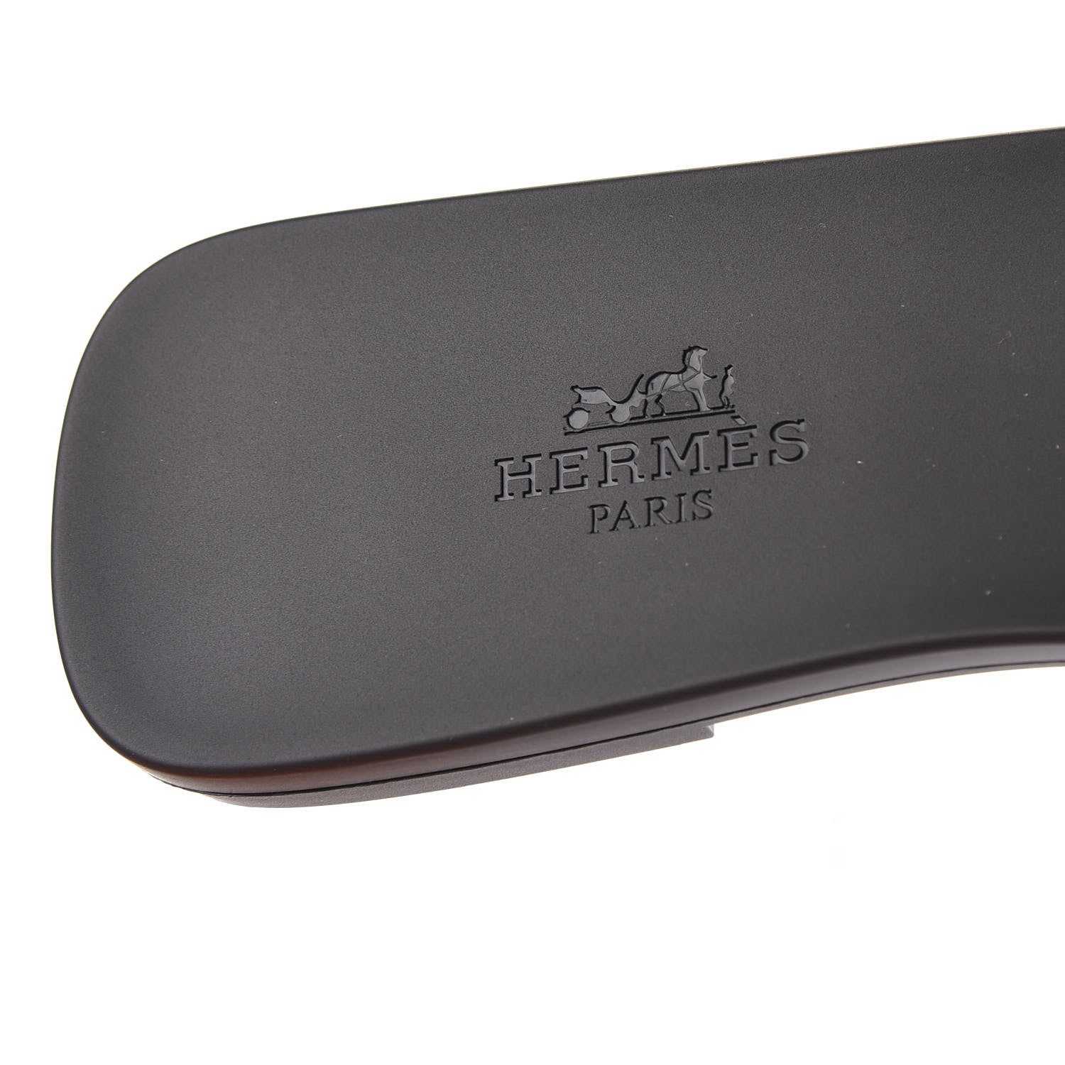 Hermes Rubber Aloha Sandals 37 Black 6 of 9