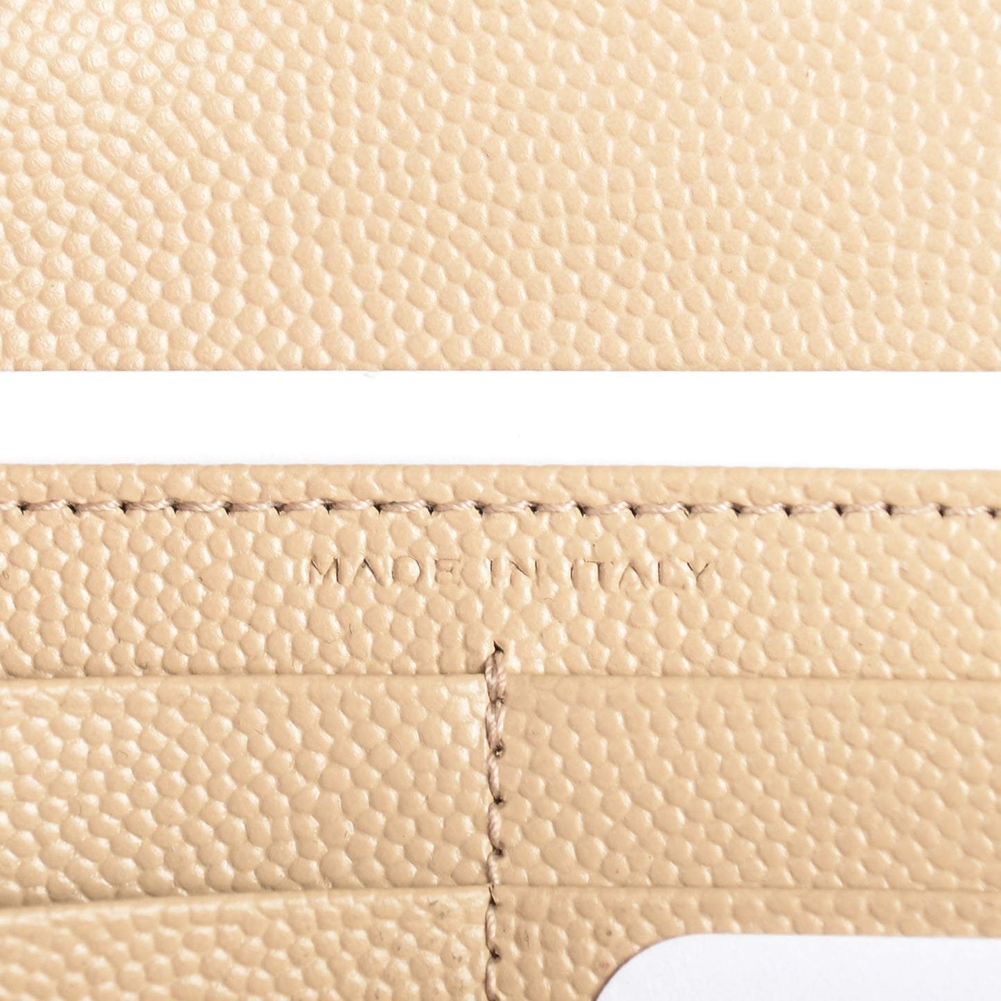 Grain de Poudre Matelasse Chevron Monogram Wallet Powder