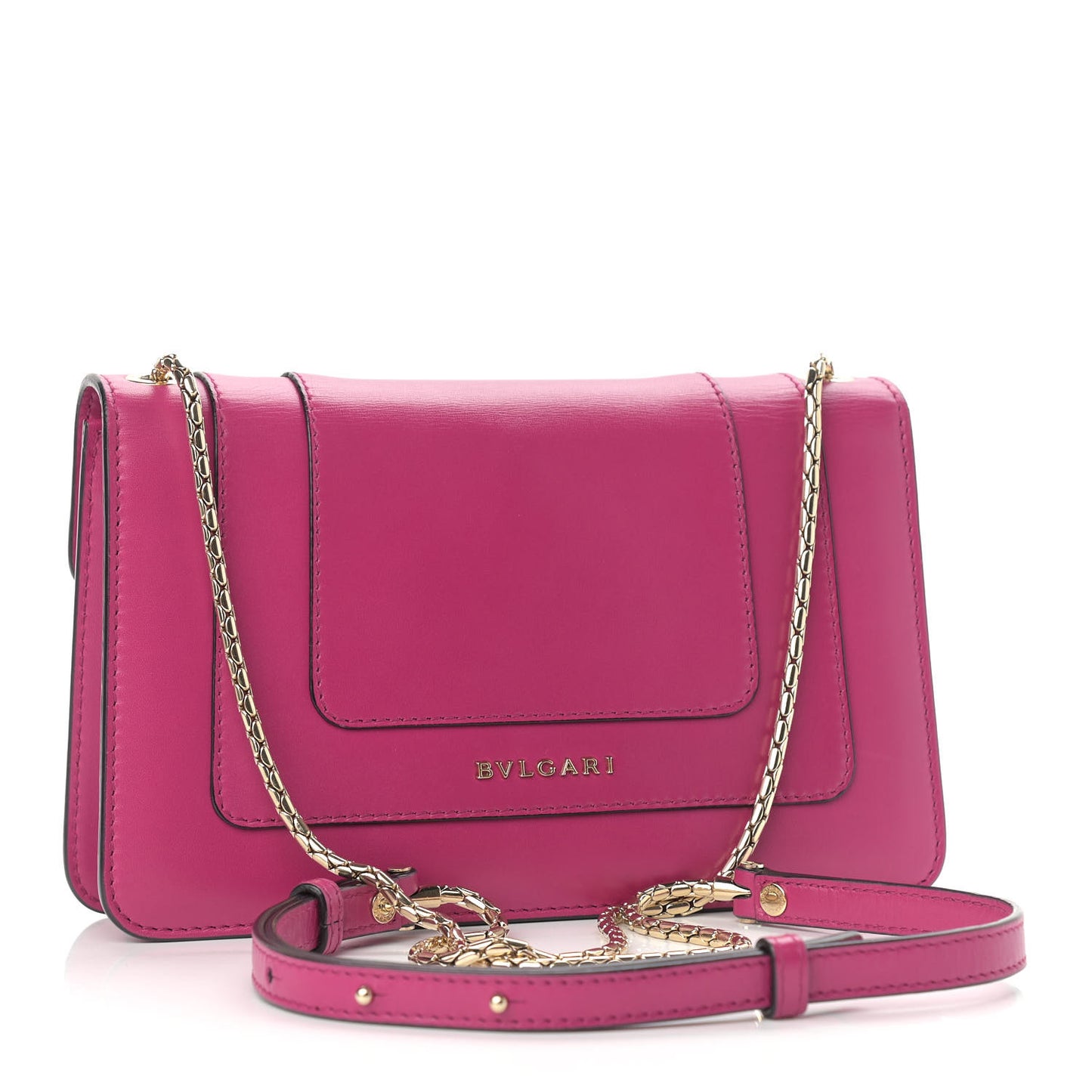 Calfskin Serpenti Forever Crossbody Bag Plum
