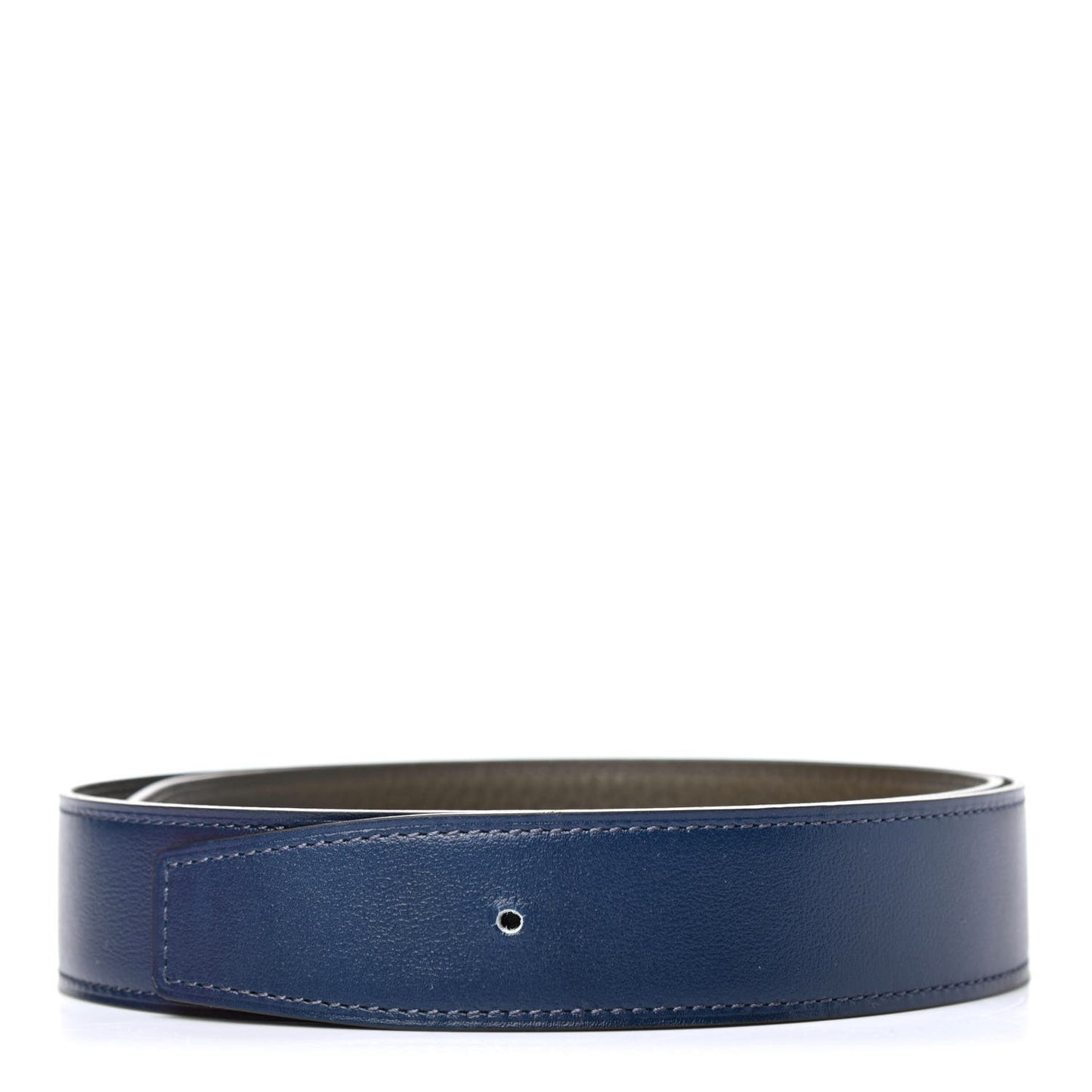 Box Togo 32mm Belt Strap 75 Bleu De Prusse Vert Maquis