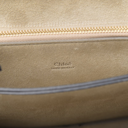 Chloe Suede Calfskin Medium Faye Shoulder Bag Black 6 of 13