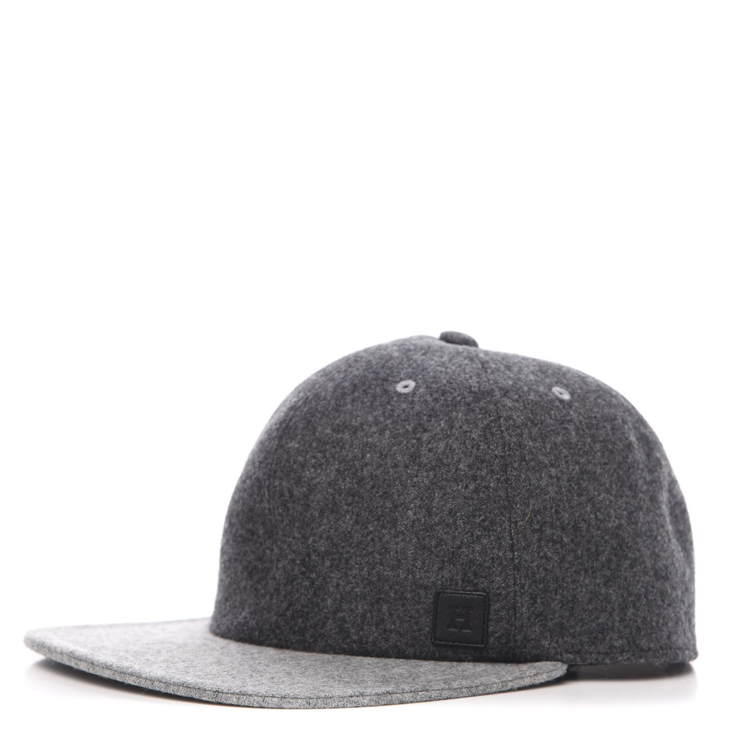 Hermes Cashmere Texas Hat 57 Charbon Gris 1 of 5