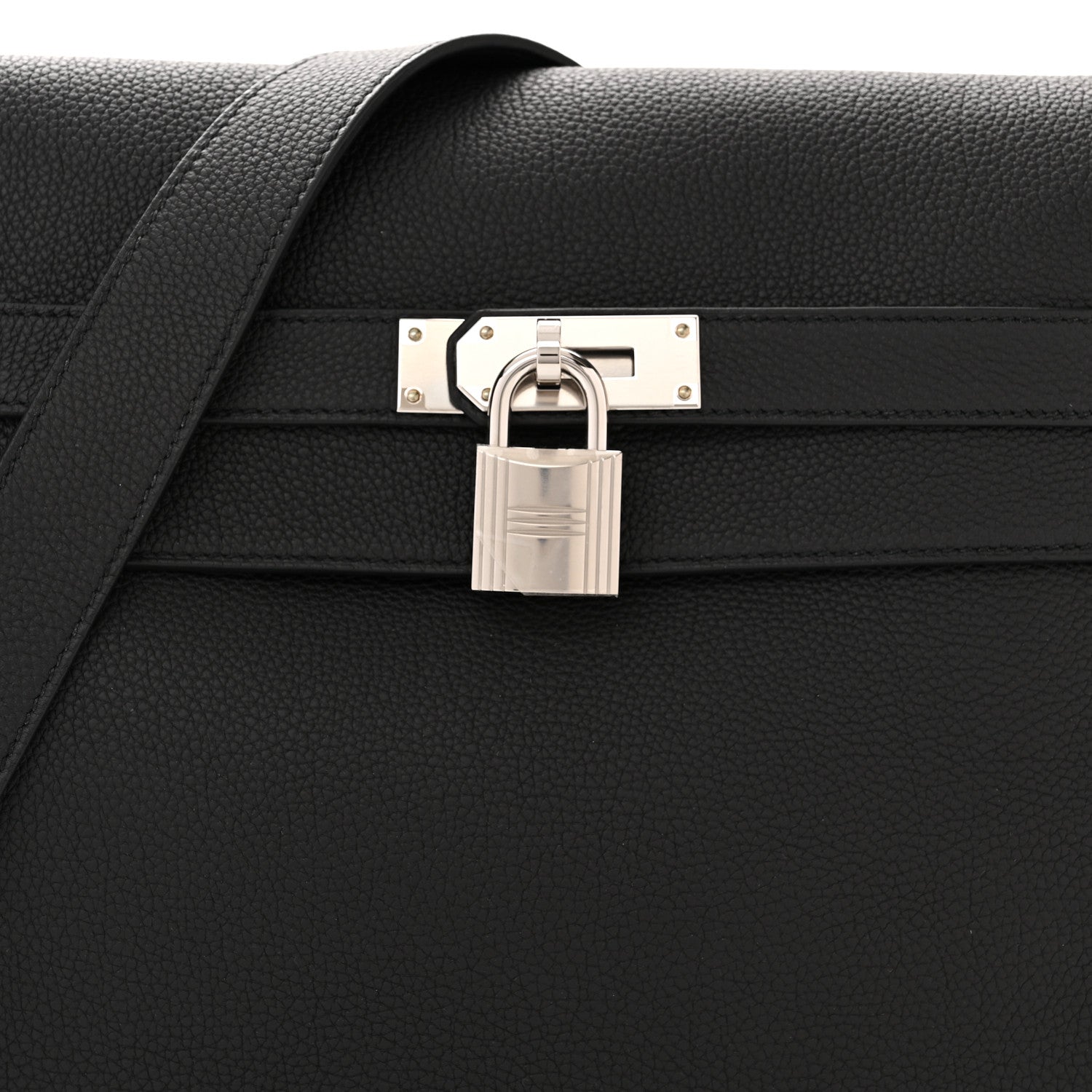 Hermes Togo Kelly Messenger GM Black 8 of 10