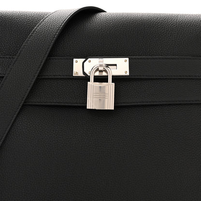 Hermes Togo Kelly Messenger GM Black 8 of 10