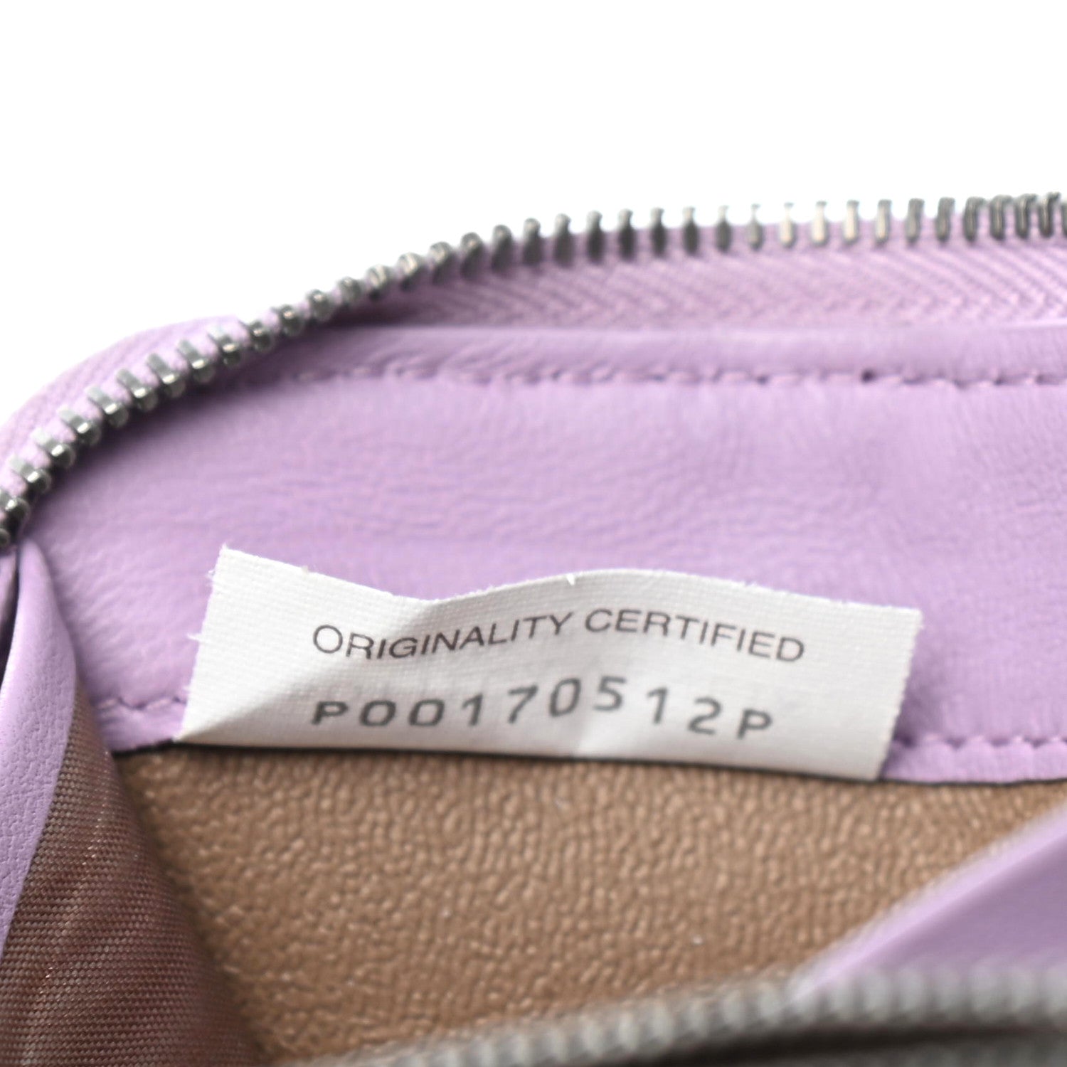 Bottega Veneta Nappa Intrecciato Zip Around Wallet Lilac 5 of 5