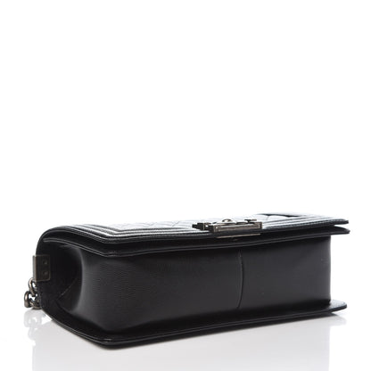 Chanel Caviar Quilted Medium Boy Flap Black 4 of 7