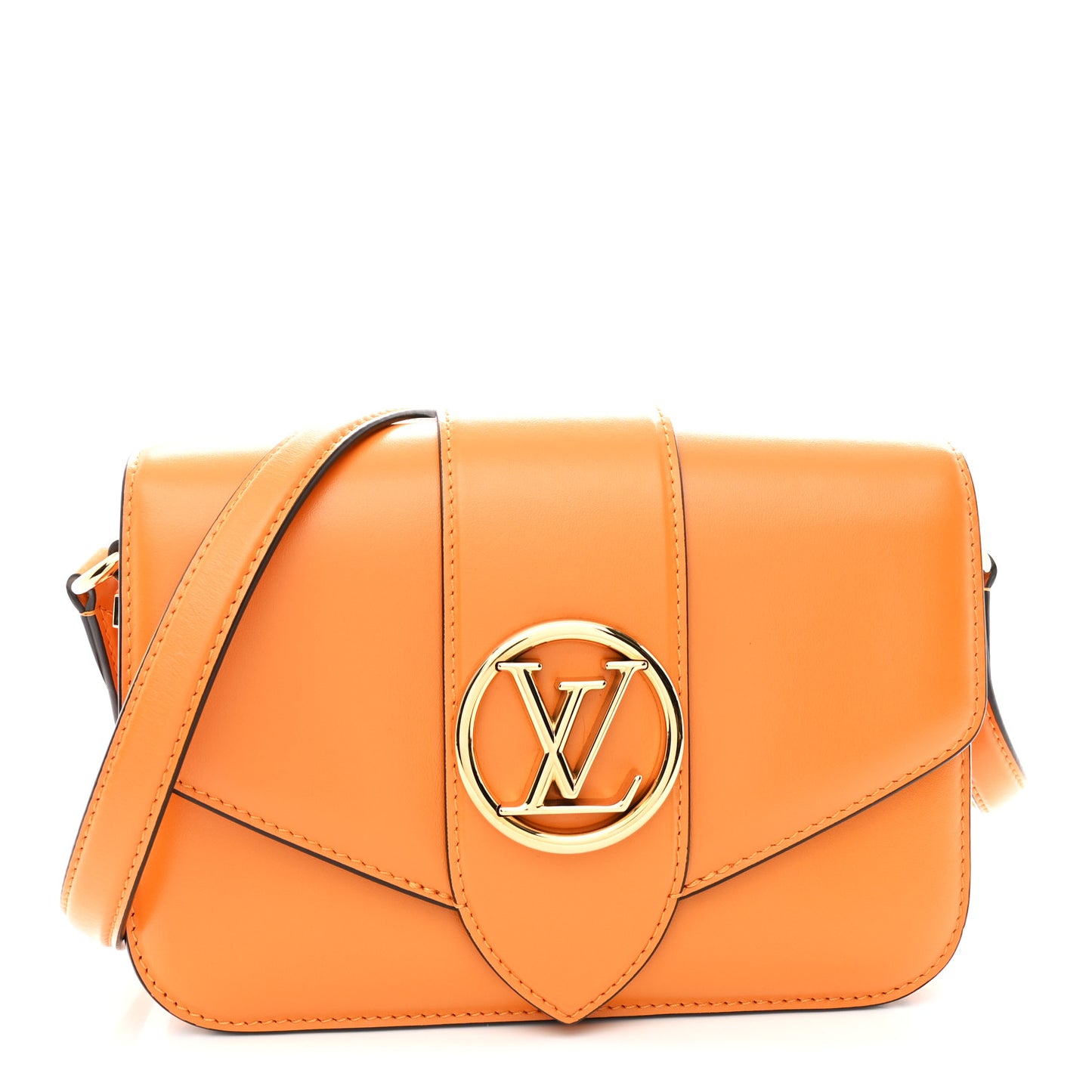 Smooth Calfskin LV Pont 9 Summer Gold