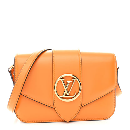 Louis Vuitton Smooth Calfskin LV Pont 9 Summer Gold 1 of 13