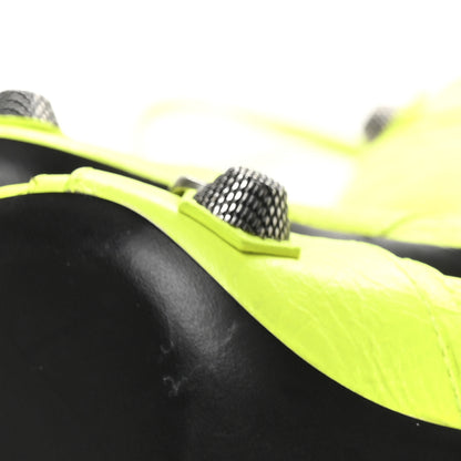 Balenciaga Agneau Arena Le Cagole Boot Bag Fluo Yellow 11 of 11