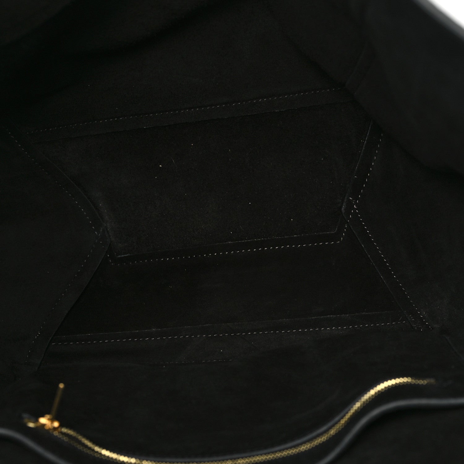 Celine Soft Grained Calfskin Sangle Bucket Bag Black 5 of 11