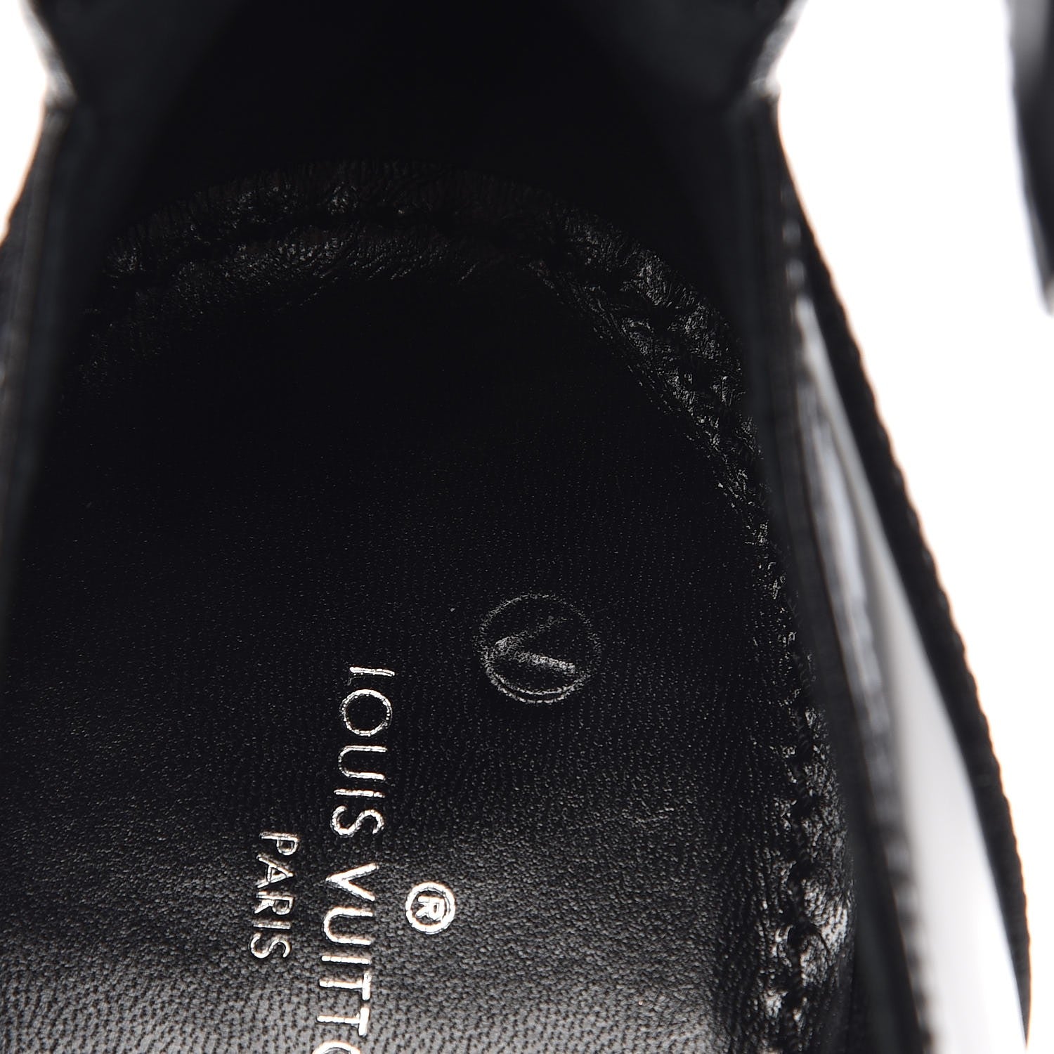 Louis Vuitton Patent Monogram Corcovado Flat Derby 41 Black 8 of 8