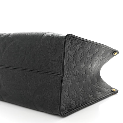 Louis Vuitton Empreinte Monogram Giant Onthego MM Black 9 of 9