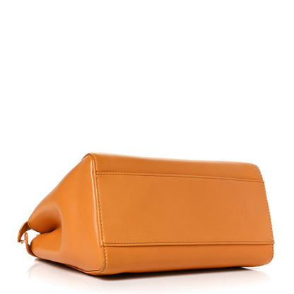 Fendi Nappa Mini Peekaboo Iconic Satchel Giallo Syrup 3 of 11
