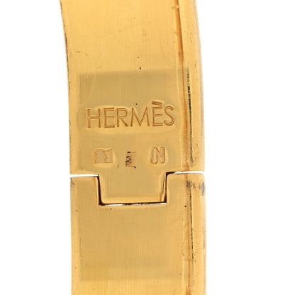 Hermes Enamel Narrow Clic Clac H Bracelet PM Black 4 of 4