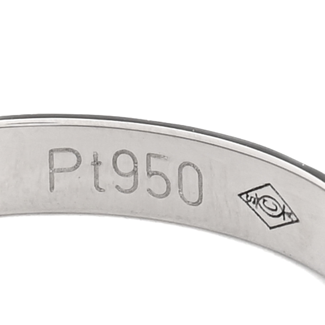 Platinum 2.5mm 1895 Wedding Band Ring 49 4.75