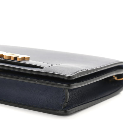 Christian Dior Calfskin J'Adior Wallet on Chain Pouch Navy Blue 9 of 9