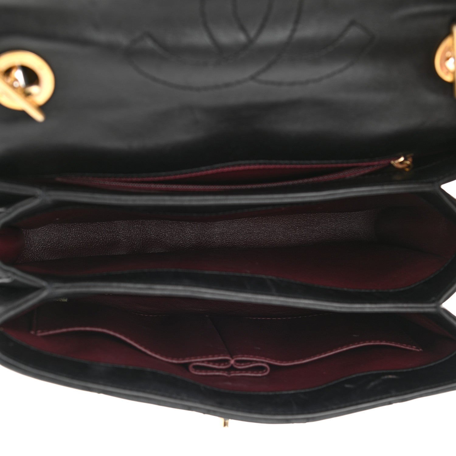 Chanel Lambskin Quilted Small Trendy CC Dual Handle Flap Bag Black 5 of 13