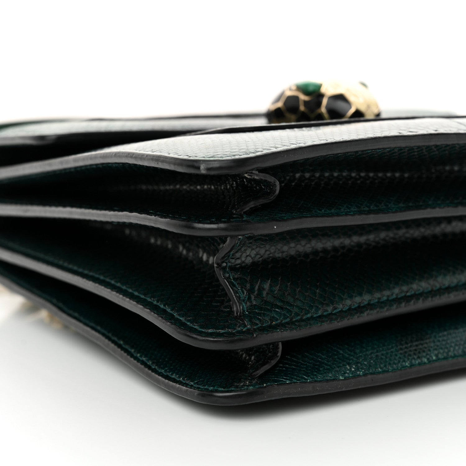 Bulgari Karung Serpenti Forever Top Handle Forest Emerald 9 of 14