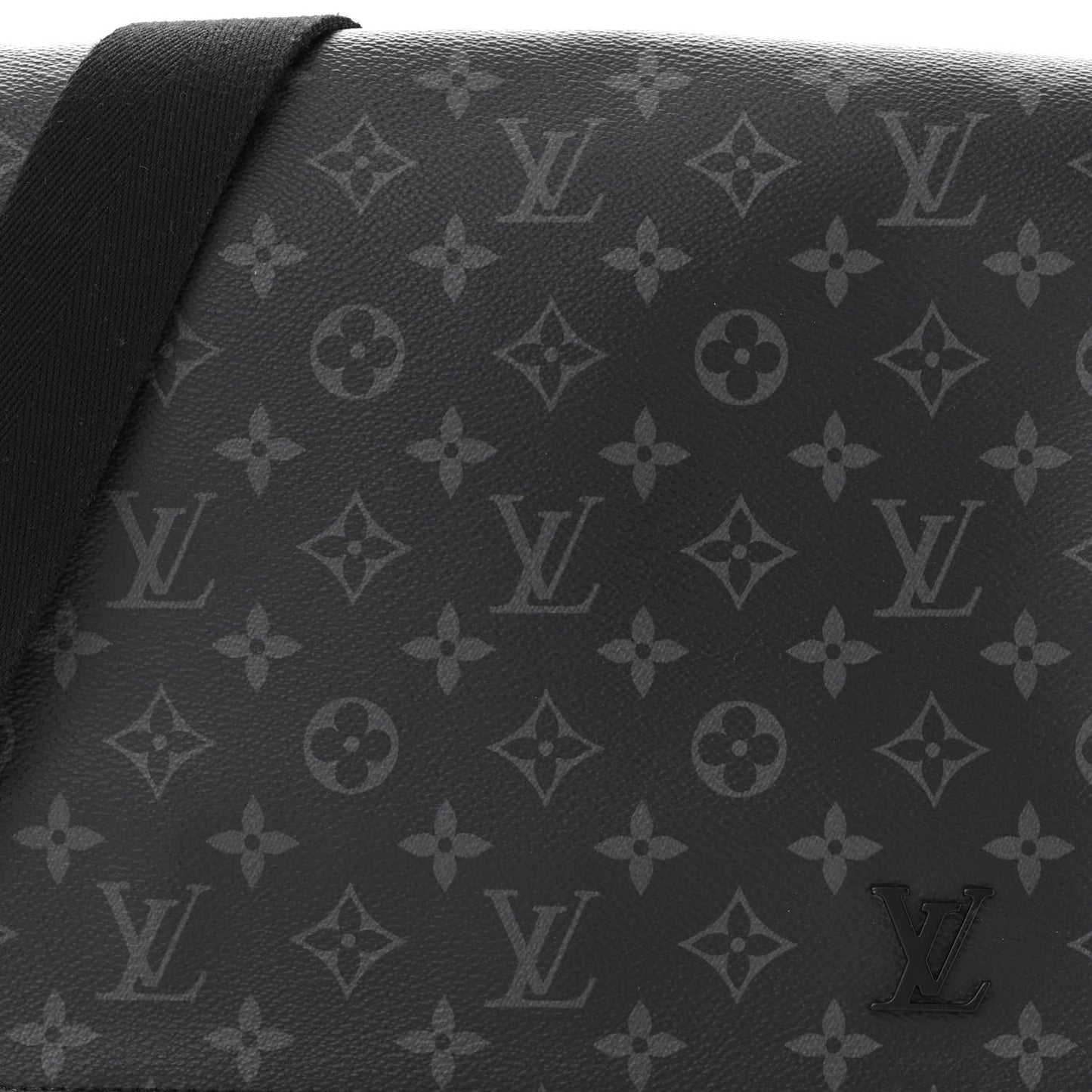 LOUIS VUITTON Monogram Eclipse District PM Black