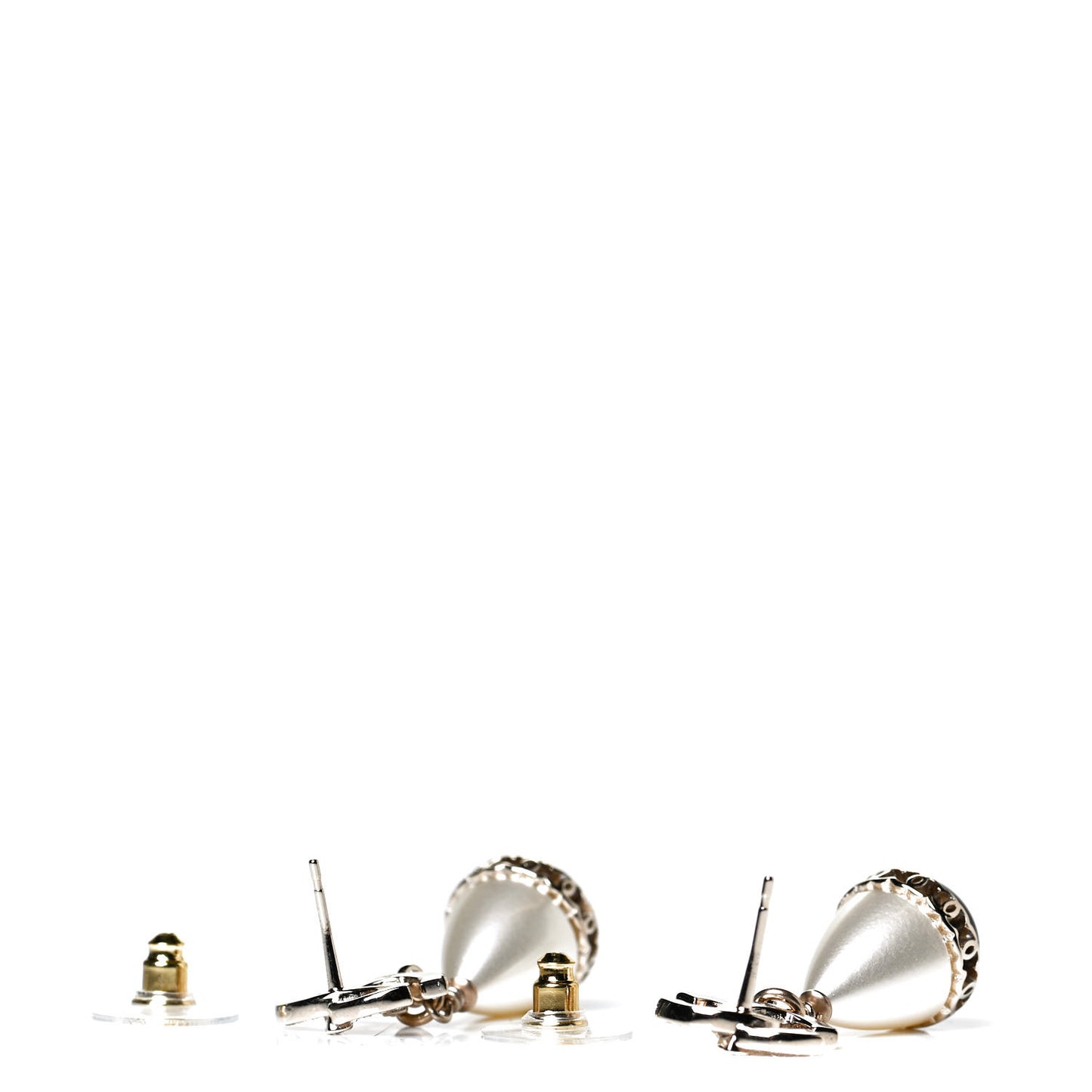 Crystal Bead Divine Highness Drop Earrings Gold