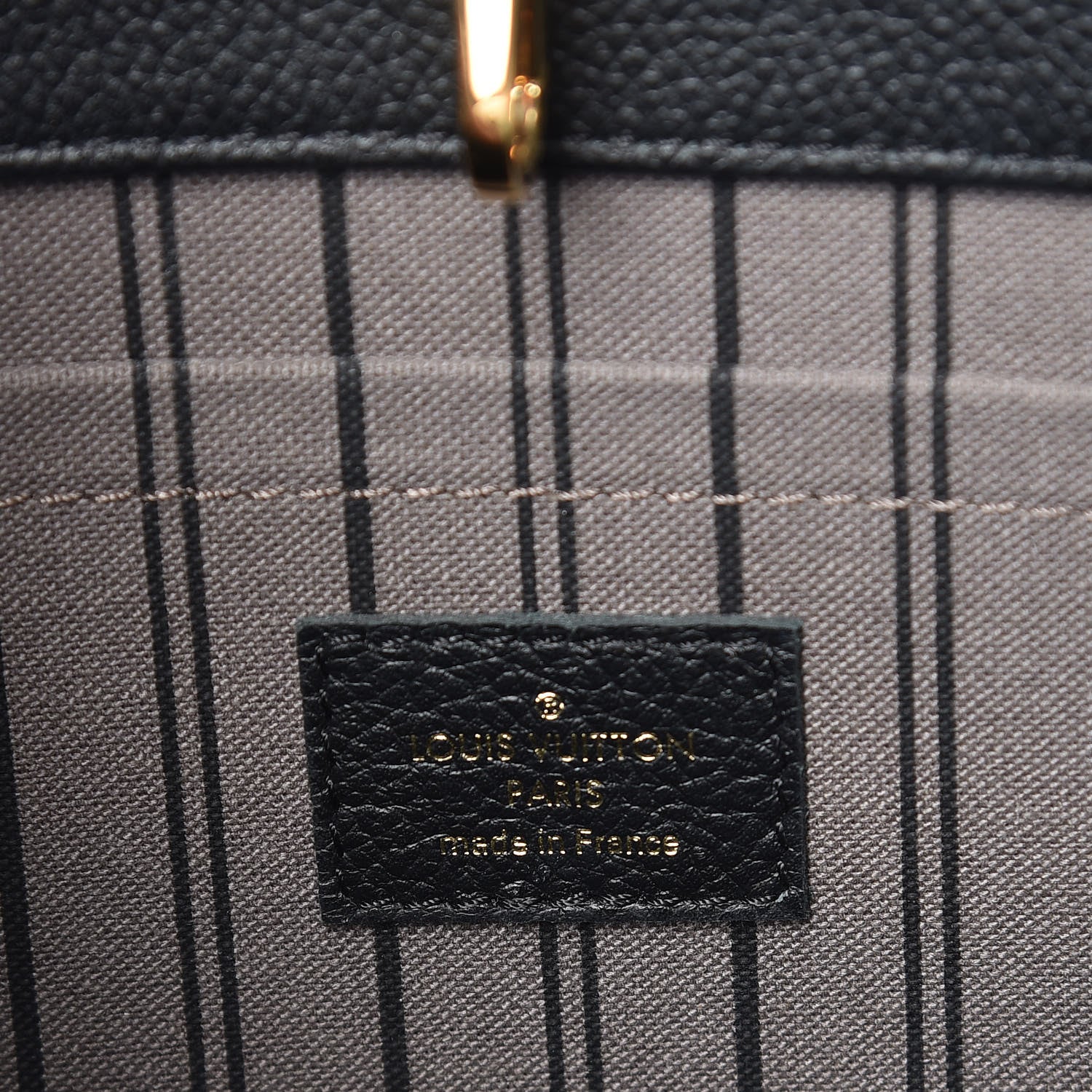 Louis Vuitton Empreinte Montaigne MM Black 7 of 17