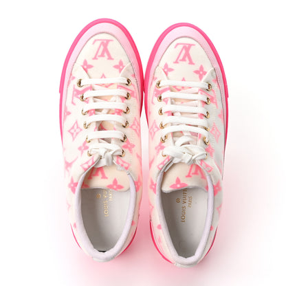 Louis Vuitton Technical Fabric Monogram Stellar Sneakers 37 Rose Pop 2 of 9