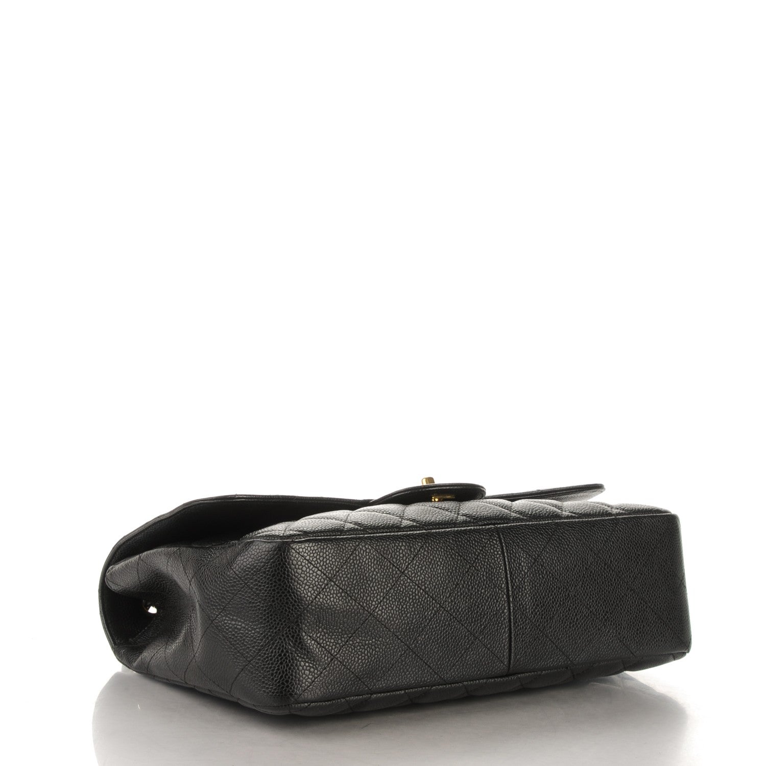 Chanel Caviar Quilted Jumbo Single Flap Black 4 of 8