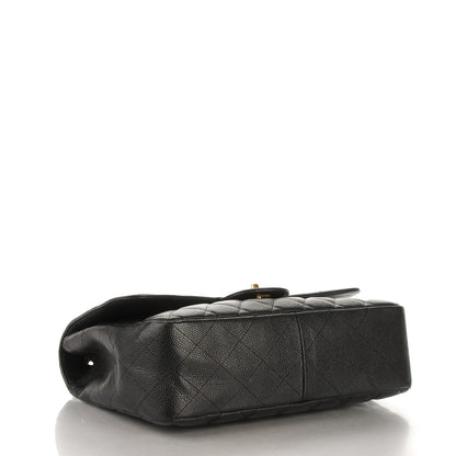 Chanel Caviar Quilted Jumbo Single Flap Black 4 of 8