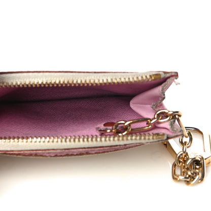 Louis Vuitton Monogram Multicolor Key Pouch White Litchi 5 of 14