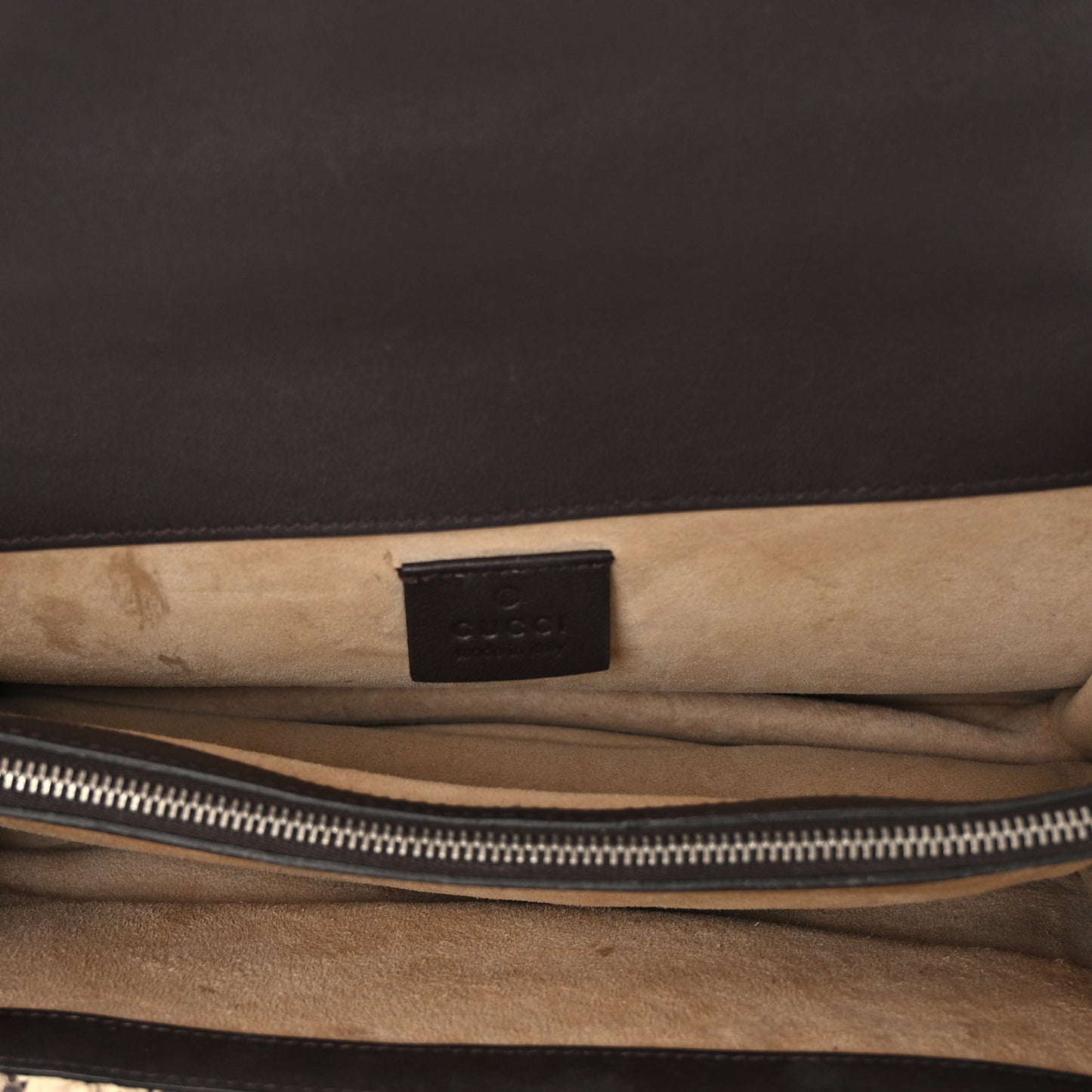 GG Supreme Monogram Snakeskin Embroidered Small Dionysus Shoulder Bag