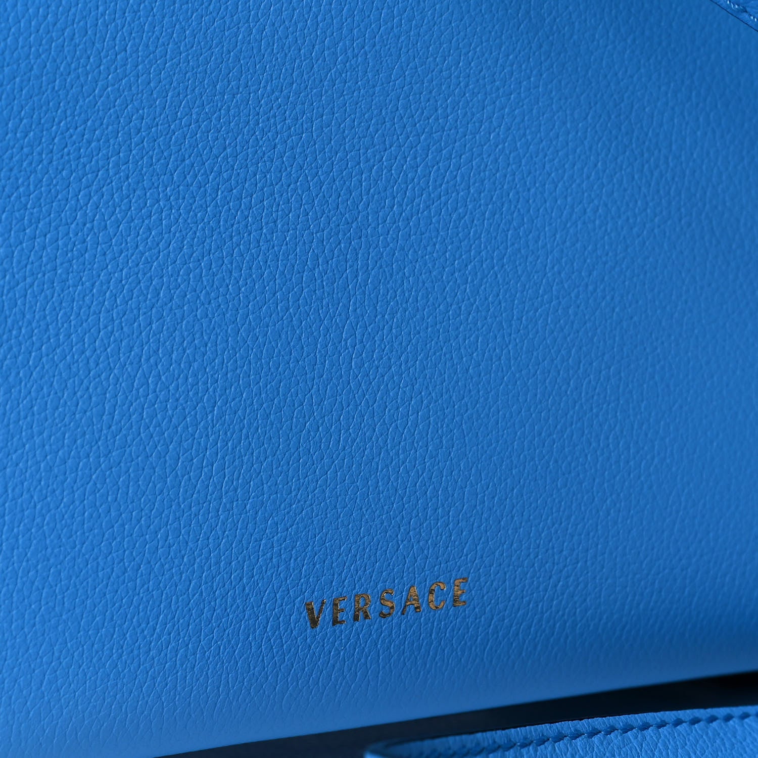 Versace Calfskin Medium La Medusa Bag DV Blue 8 of 14
