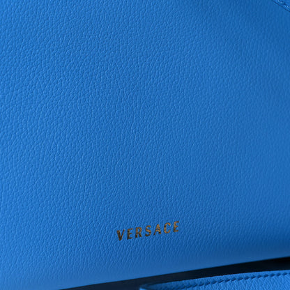 Versace Calfskin Medium La Medusa Bag DV Blue 8 of 14