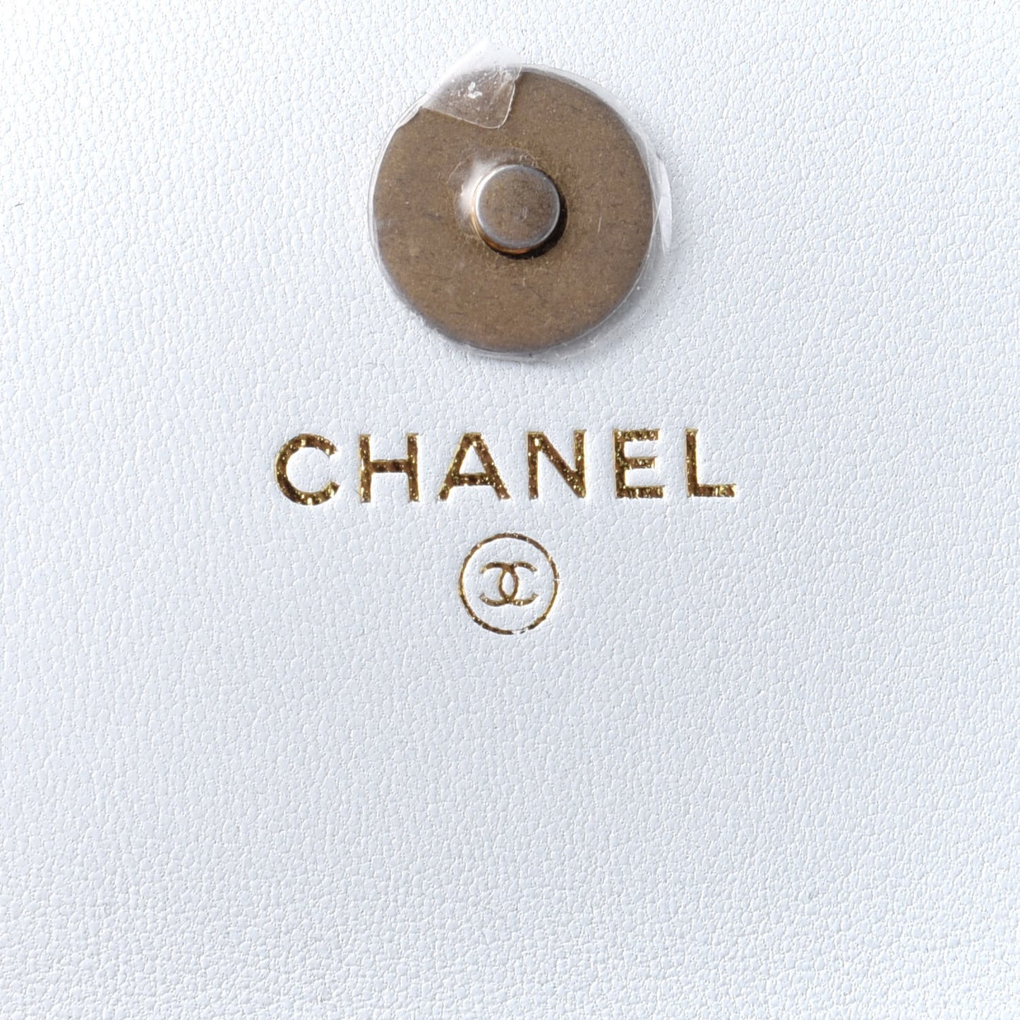 Lambskin Quilted Chanel 19 Flap Coin Purse With Chain Light Blue