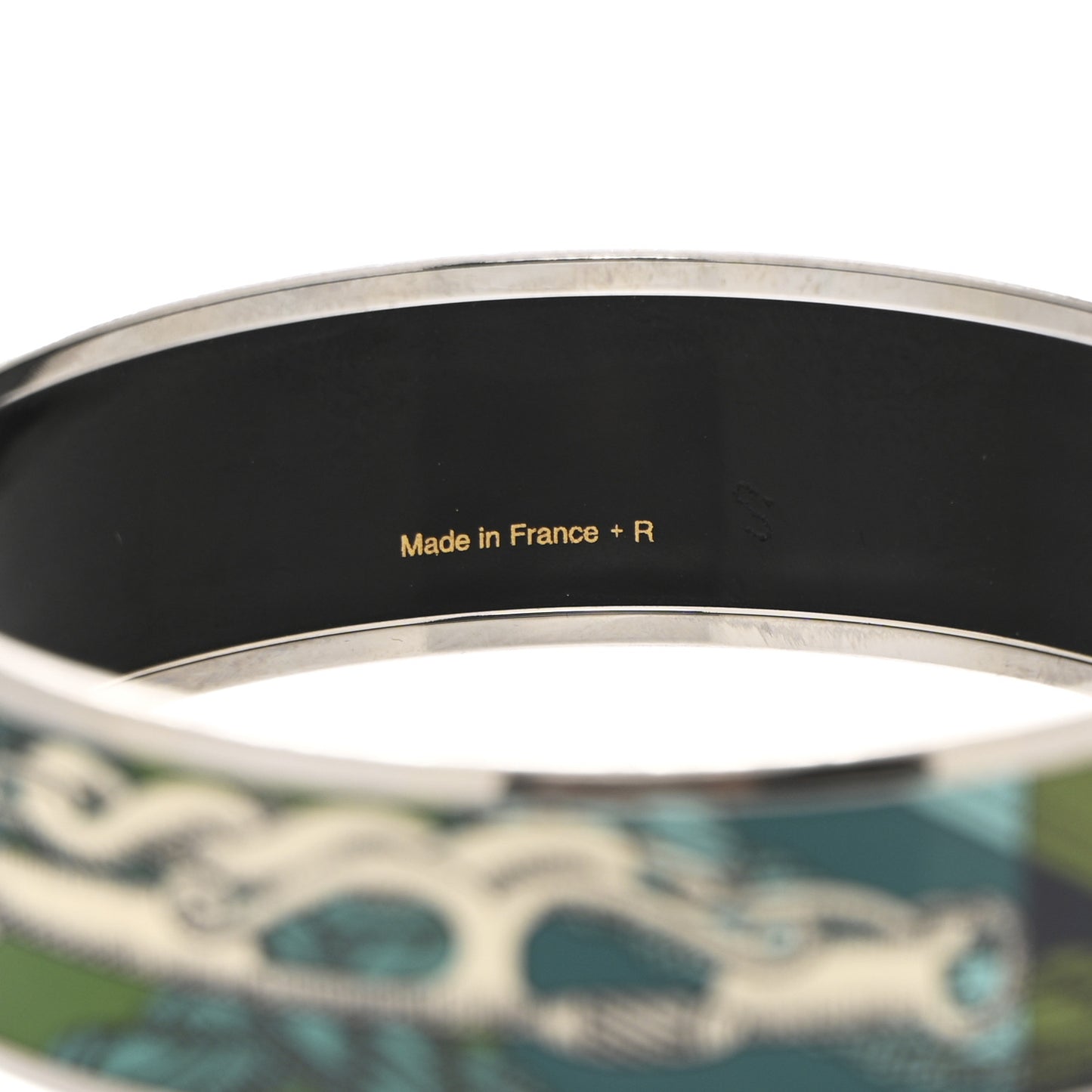 Enamel Printed Della Cavalleria Wide Bracelet 65 Foret