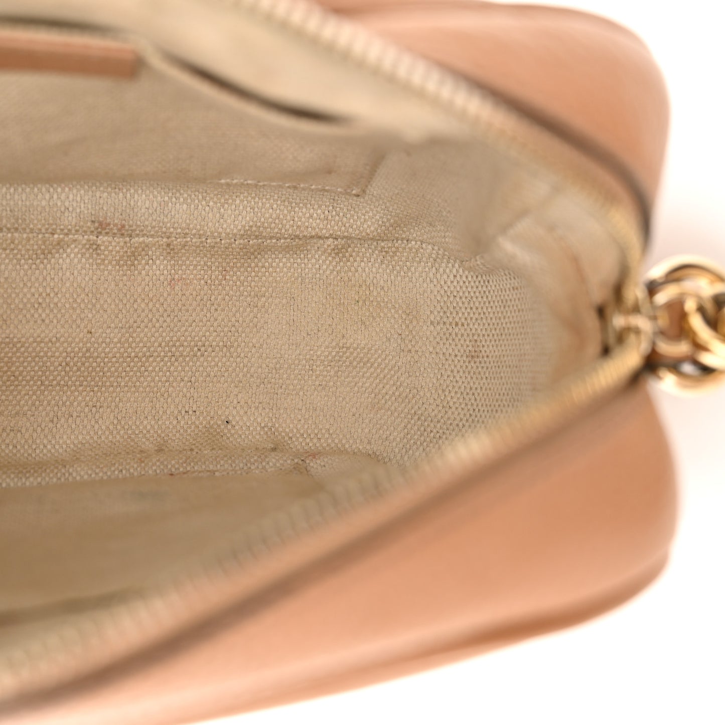 Pebbled Calfskin Small Soho Disco Bag Camelia