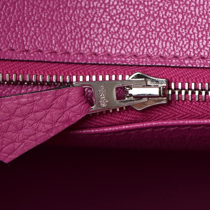 Hermes Togo Birkin 25 Rose Pourpre 16 of 37