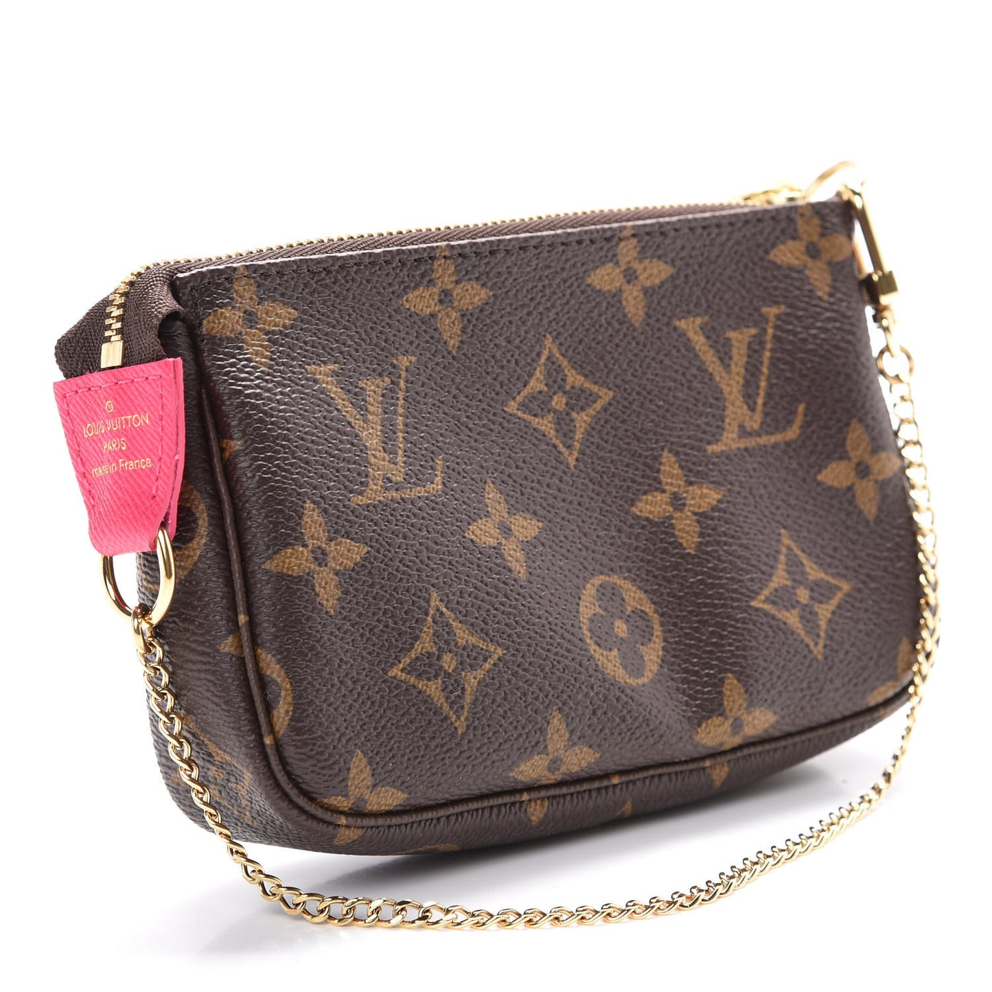 Monogram 2019 Christmas Animation Mini Courchevel Pochette Accessories Fuchsia