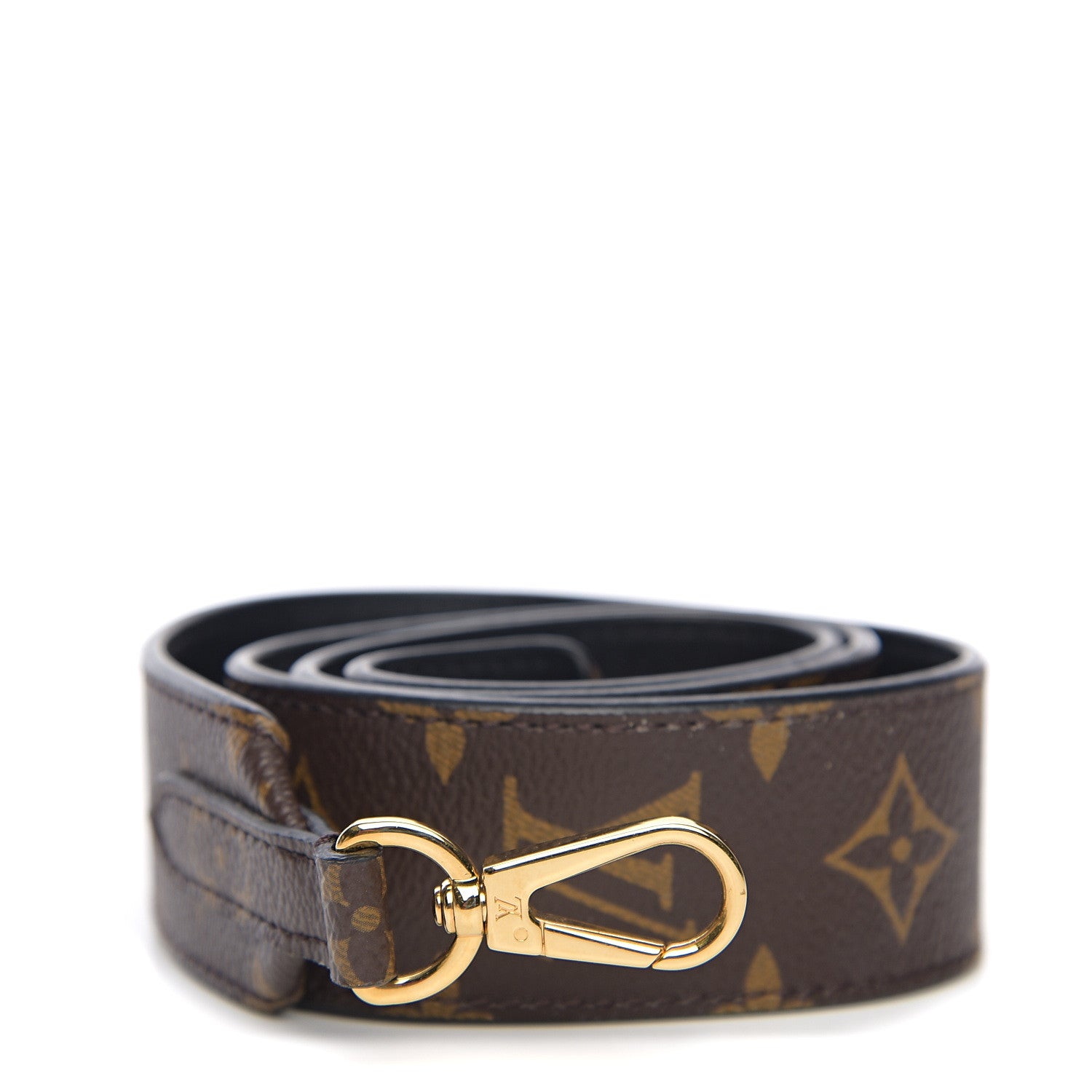 Louis Vuitton Monogram Bandouliere Shoulder Strap Black 1 of 4