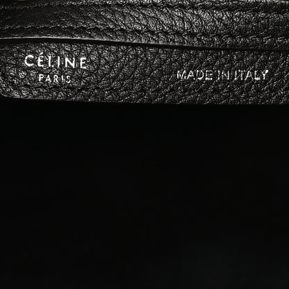 Celine Drummed Calfskin Mini Luggage Black 7 of 17