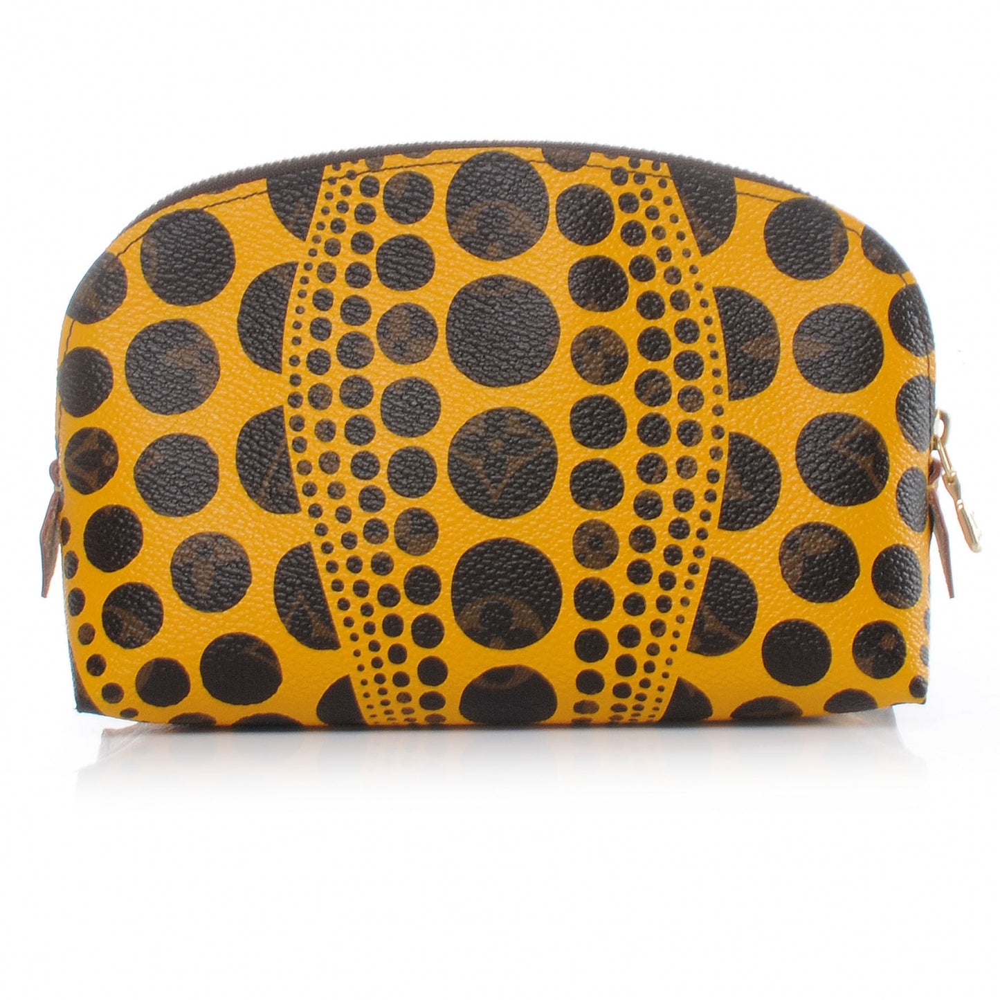 Monogram Kusama Pumpkin Dots Cosmetic Pouch Yellow