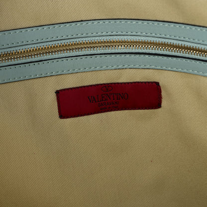 Valentino Garavani Vitello Rockstud Dome Shopper Baby Blue 5 of 8