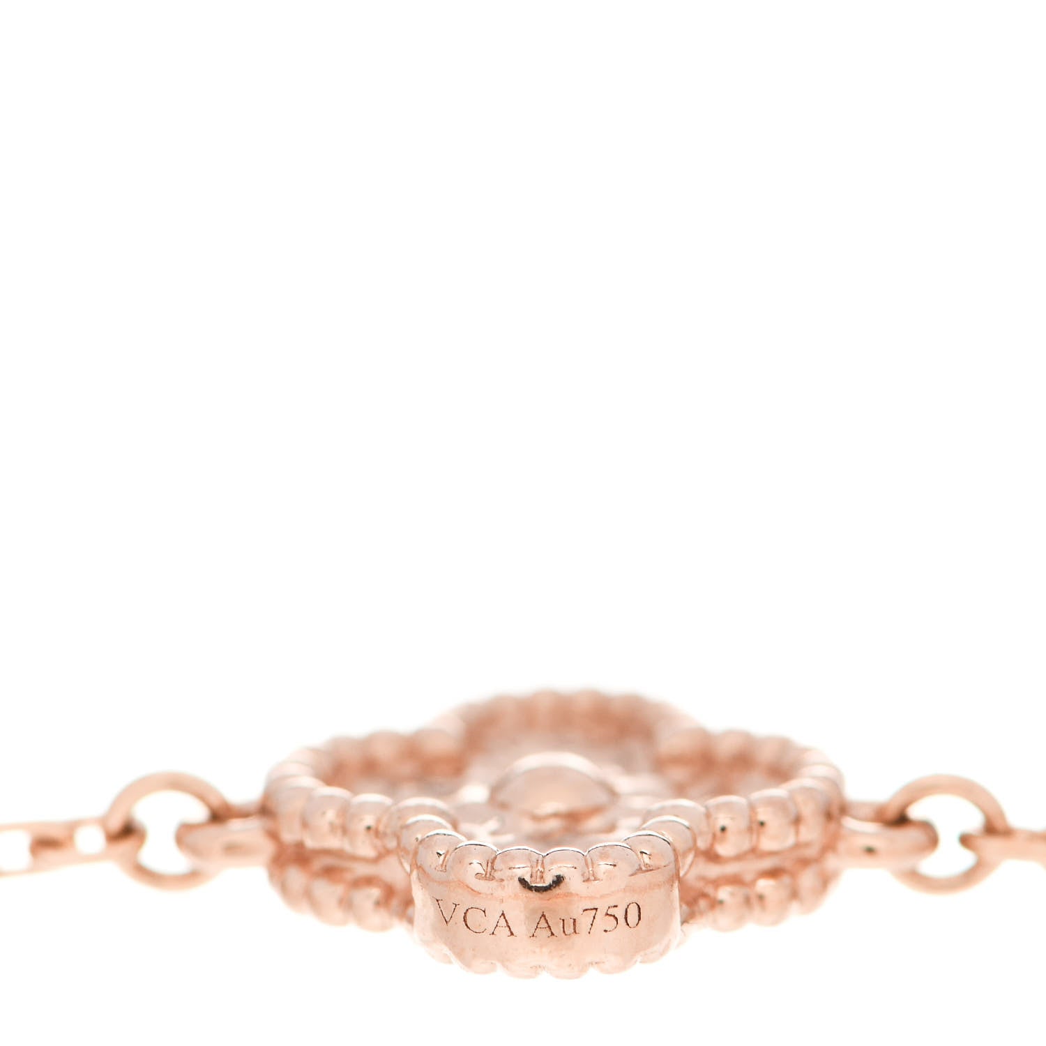 Van Cleef & Arpels 18K Rose Gold 6 Motifs Sweet Alhambra Bracelet 3 of 5