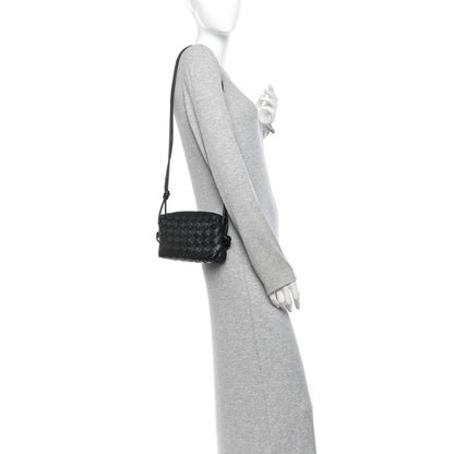 Bottega Veneta Nappa Intrecciato Mini Loop Camera Bag Black 2 of 12