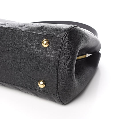 Louis Vuitton Empreinte Montaigne MM Black 10 of 11